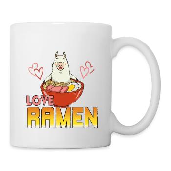 Je flippe juste l’amour Ramen Funny Designs Tea - Mug blanc - blanc - Droite