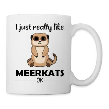 Meerkat Lover Funny Saying Gift - Mug - white - Right