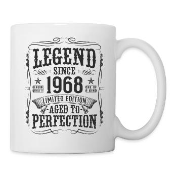 Legend 1968 Cadeau d’anniversaire vintage - Mug blanc - blanc - Droite