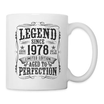 Legend 1978 Vintage Cadeau d’anniversaire - Mug blanc - blanc - Droite