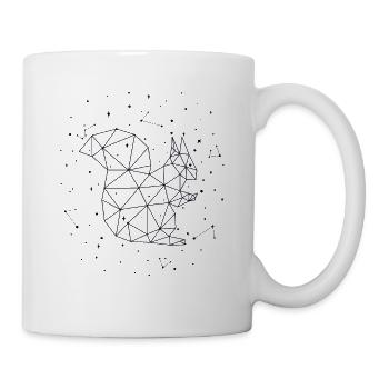 Sternbild Squirrel Constellation Eastern Gray Fox - Mug - white - Right