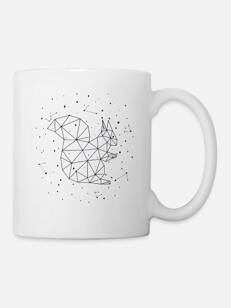 Sternbild Squirrel Constellation Squirrel - Tasse - Weiß