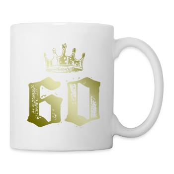 60 Number crown - Mug - white - Right