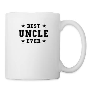 Bester Onkel Pate Patenonkel Geschenk - Tasse - Weiß - Rechts
