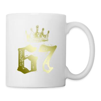 67 Number crown - Mug - white - Right