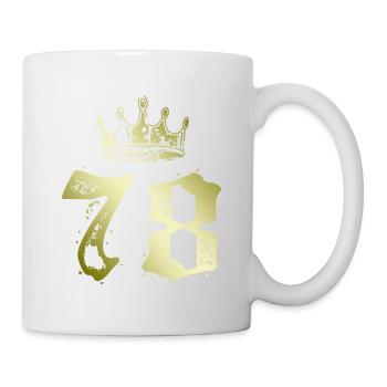 78 Number crown - Mug - white - Right