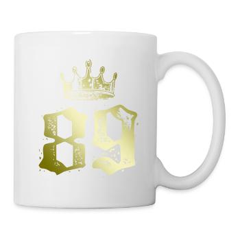 89 Number crown - Mug - white - Right