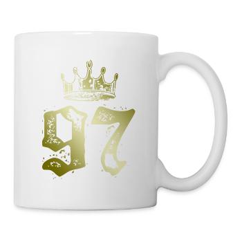 97 Number crown - Mug - white - Right