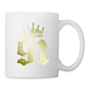 91 Number crown - Mug - white - Right