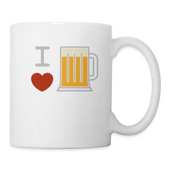 Bier Sprüche Festival Après Ski Party Mallorca - Tasse - Weiß - Rechts