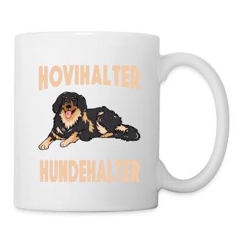 Nur Hovihalter sind richtige Hundehalter Hofhund - Tasse - Weiß - Rechts