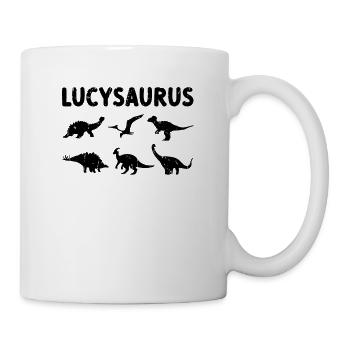 Dinosaure Lucysaurus Dino Nom - tyrannosaure - Mug blanc - blanc - Droite