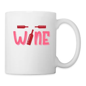 La vie est meilleure dans la vinification - Mug blanc - blanc - Droite