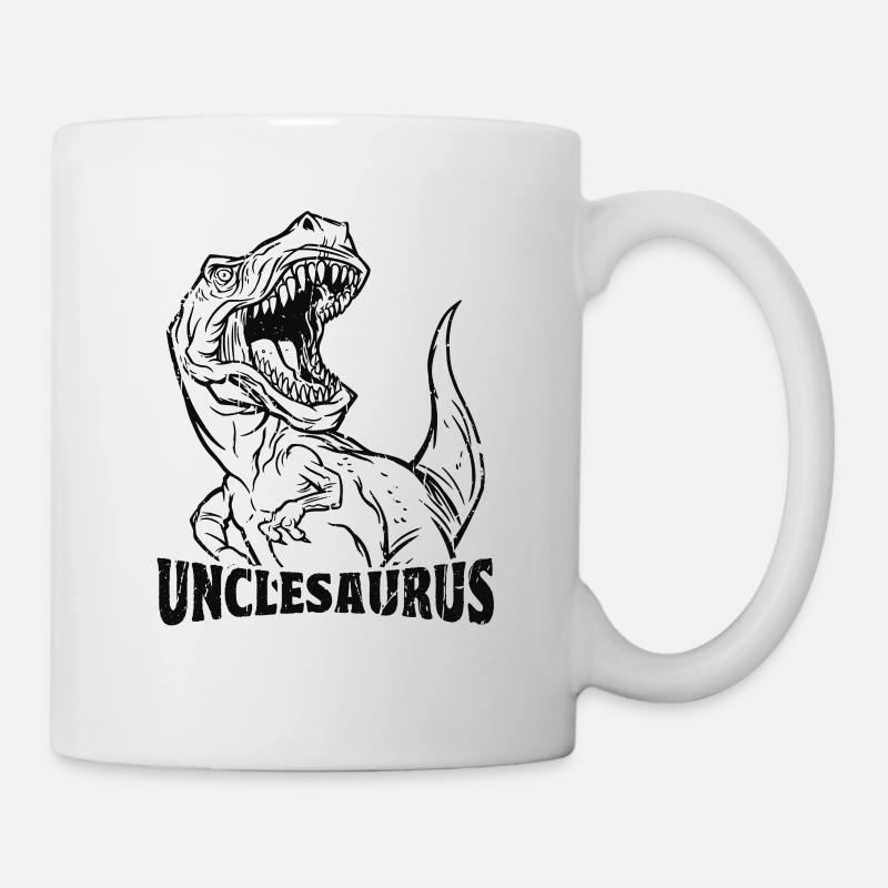 Unclesaurus Uncle Saurus Dinosaur - prehistoric - Mug - white