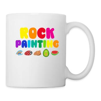 Le futur copain de peinture rupestre de papa - Mug blanc - blanc - Droite