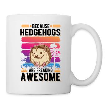 Parce que les hérissons sont effrayants Igel - Mug blanc - blanc - Droite