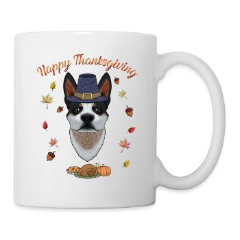 Joyeux Thanksgiving I Dog Lover I Australien - Mug blanc - blanc - Droite