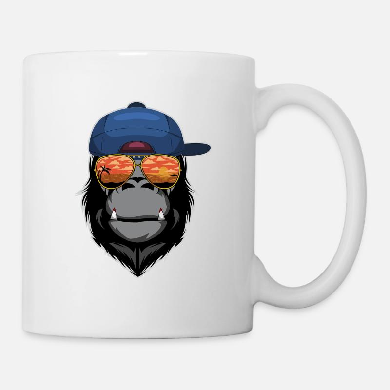 Singe - Mug blanc - blanc