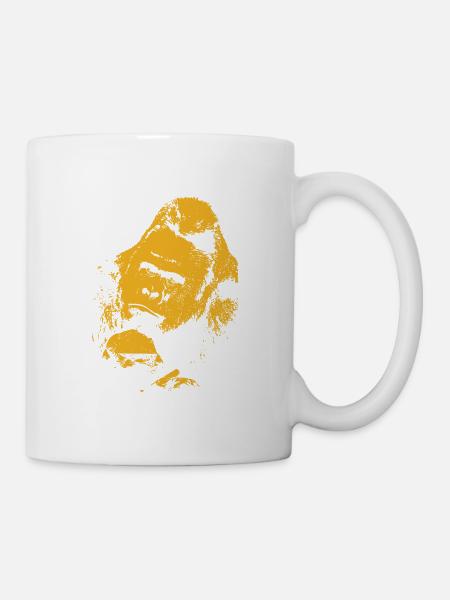 Affe - Tasse - Weiß
