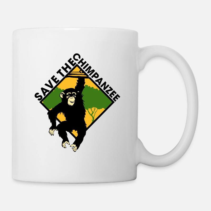 Singe - Mug blanc - blanc