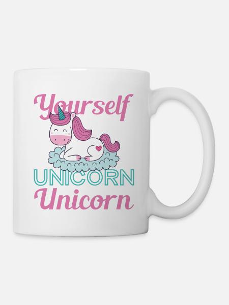 Einhorn - Tasse - Weiß
