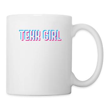 Tekk Girl Techno Femmes - Mug blanc - blanc - Droite