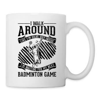 I'm going around okay - Badminton - Mug - white - Right