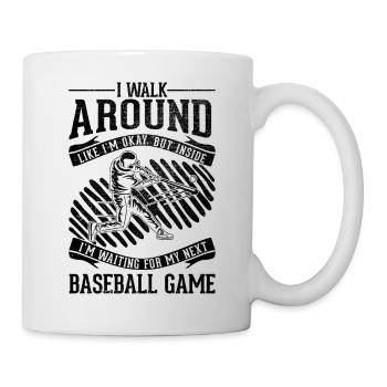 I walk around well - Baseball - Mug - white - Right
