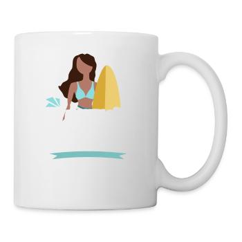 Procurez-vous une petite amie surfeuse - Mug blanc - blanc - Droite