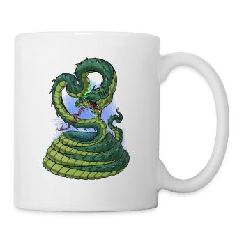 Altägyptische Mythologie Gottheit Apep - Tasse - Weiß - Rechts