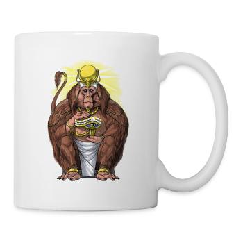 Altägyptische Mythologie Gottheit Aani - Tasse - Weiß - Rechts