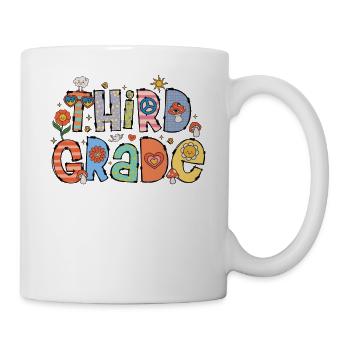 Third Grade First Day of School - Mug - white - Right