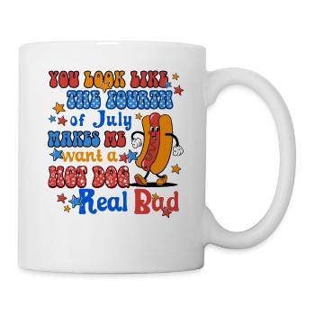 You Look Like The Fourth of July - Mug - white - Right