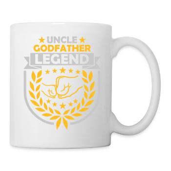Citation de légende de l’oncle parrain - Mug blanc - blanc - Droite