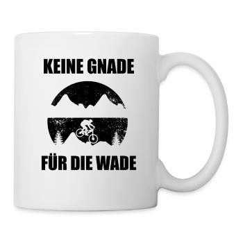 Keine Gnade Für Die Wade MTB Fahrrad Radfahrer - Tasse - Weiß - Rechts