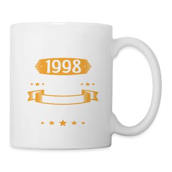 Janvier 1998 25 Ans Anniversaire Vintage Cadeau - Mug blanc - blanc - Droite