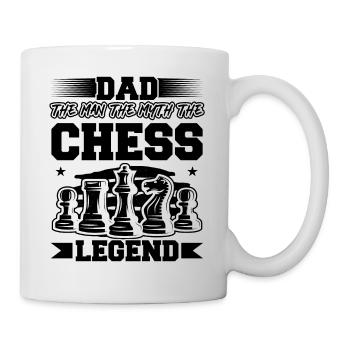 Dad The Man The Myth The Chess Legend - Mug - white - Right