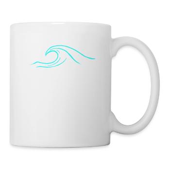 Surfer Sommer Surfen Welle Strand Kite Surfer - Tasse - Weiß - Rechts