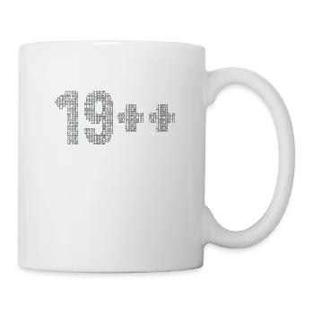 19++ Software Developer Full Stack Coder 20th - Mug - white - Right
