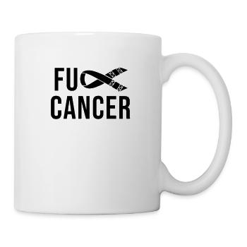 Krebs Überlebender Chemotherapie Kampf Krebs - Tasse - Weiß - Rechts