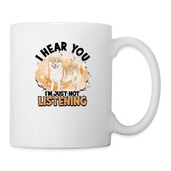 Je vous entends, je n’écoute tout simplement pas - japon - Mug blanc - blanc - Droite