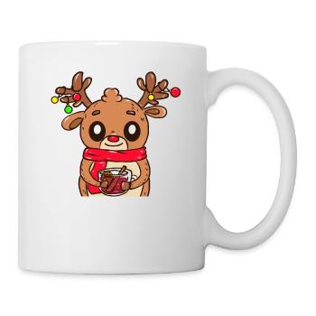 Zu Glühwein sag ich nicht nein Weihnachtsmarkt - Tasse - Weiß - Rechts