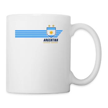 Argentina Albiceleste Football Fan Jersey - Mug - white - Right