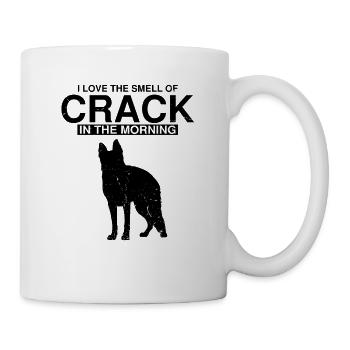 Design Deutscher Schäferhund Polizei Design - Tasse - Weiß - Rechts