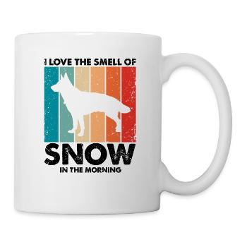 Militär Design Polizei Hund Deutscher Schäfer - Tasse - Weiß - Rechts
