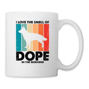 Militär Design Polizei Hund Deutscher Schäfer - Tasse - Weiß - Rechts