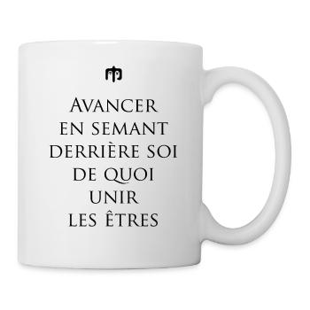 unir - Mug blanc - blanc - Droite