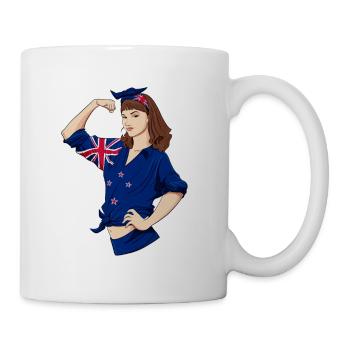 New Zealand Girl Unbreakable I Heritage New - Tasse - Weiß - Rechts