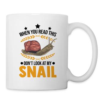 Snail Gift Vineyard Snail - Mug - white - Right