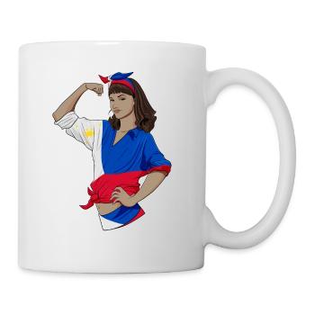 Filipino Girl Unbreakable Filipino Heritage - Tasse - Weiß - Rechts